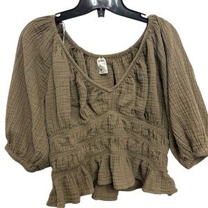 Chic Earth-Toned Blouse by Anko